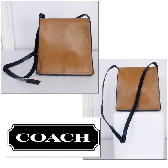 Coach Handbags - Coach Vintage Maple Tan Monterey Flap Crossbody